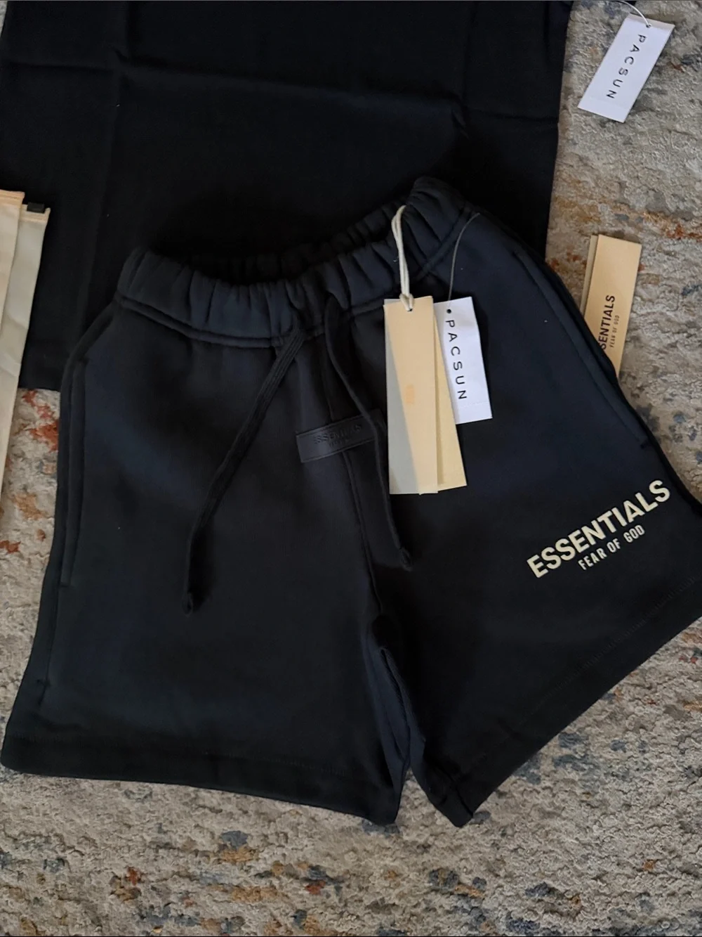 Essentials black branded